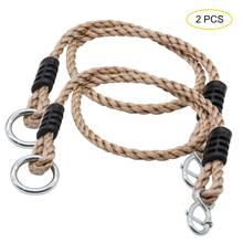 Cuerda de árbol ajustable para niños, cuerda de elevación de nailon con anillo de conexión, accesorios universales para exteriores, 2 uds. 2024 - compra barato