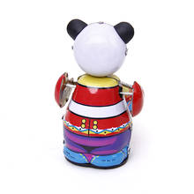 Винтажная игрушка в виде панды, медведя, барабанщика, заводная игрушка с ключом, отличный коллекционный подарок 2024 - купить недорого