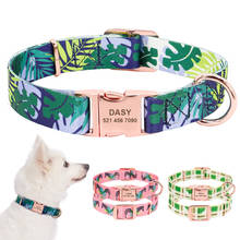 Personalized Dog Collar Custom Puppy Pet Collar Pitbull Collars Pets Acessorios Products Small Dog Collar for Medium Large Pet 2024 - buy cheap