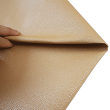 50x140cm milk gold PU leather fabric small litchi artificial leather car leather soft bag leather fabric 2024 - buy cheap