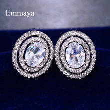 Emmaya Classical Design Multilayer Round With Exquisite Cubic Stone Elegant Earring Women Fashion Decoration In Wedding Party 2024 - buy cheap