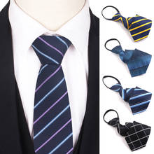 Zipper Neck Ties For Men Classic Simple Necktie For Wedding Business Girls Boys Suits Tie Casual Skinny Male Necktie Gravatas 2024 - compre barato