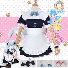 Anime Virtual YouTuber Kagura Nana Cute Cat Maid Lolita Dress Uniform Cosplay Costume Unisex Halloween Free Shipping New 2021. 2024 - buy cheap