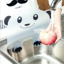 Милая панда, брызговик для воды, защита экрана, дефлекторная доска, присоска для воды, дефлекторная тарелка, раковина, доска, кухонные инструменты 2024 - купить недорого