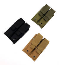 9MM Tactical Molle Pouch Dual Double Pistol Bag Magazine Close Holster Outdoor Airsoft Combat Holder 2024 - buy cheap