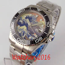 40 мм Bliger васе стерильные циферблат светящийся керамический Безель сапфировое Стекло NH35 автоматические механические мужские часы 2024 - купить недорого