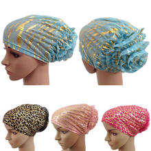 Underscarf Turban Inner Cap Muslim Women Flower Beanie Bone Bonnet Niqab Headwear Islamic Head Wrap Hair Loss Covers Hats 2024 - buy cheap