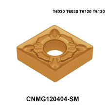 Original 10pcs CNMG120404-SM CNMG120408-SM T6020 T6030 T6120 T6130 Carbide Inserts Lathe Cutter Turning Tools CNC 2024 - buy cheap