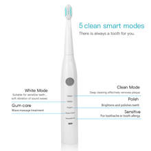 Cepillo de dientes eléctrico sónico, recargable, de alta calidad, envío inteligente reemplazable 2024 - compra barato