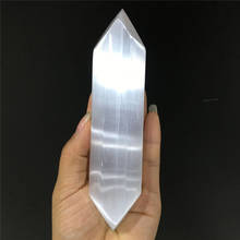 Natural Quartz Crystal Falsh Selenite Wand Point Reiki Healing Home Decor Mineral Specimen Collection 2024 - buy cheap
