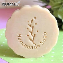 Creative Olive Handmade Soap Stamp Plant Pattern Transparent Natural Plexiglass Soap Seal With Handle Acrylic Chapter Custom 2024 - buy cheap