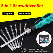 LUXIANZI 8 In 1 Precision Screwdriver Set Magnetic Precision Screwdriver Repair Tool Kit Slotted Phillips Screw Driver 2024 - buy cheap