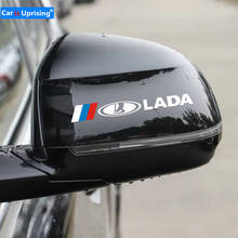 4pcs NEW SPORT Car Rearview Mirror Reflective Stickers For LADA Granta Vesta Priora Kalina Largus Niva Xray lada Car Styling 2024 - buy cheap