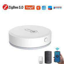 Tuya SmartLife App ZigBee Smart Temperature And Humidity Sensor  Zigbee Getway Equipd With Alexa Google Home Smart Home Alice 2024 - buy cheap