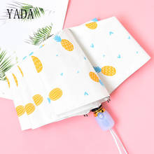 YADA Luxury Cartoon Fruit Pineapple Umbrella Clear Folding Automatic Umbrellas For Children Women UV Rain INS Umbrella YD200039 2024 - buy cheap