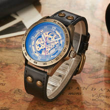 Gorben relógio de pulso mecânico automático preto/marrom, relógio esportivo de luxo luminoso masculino 2024 - compre barato
