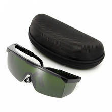 Óculos de proteção com laser od4 +, óculos verde escuro de segurança-nm/nm e caixa de óculos preço de atacado 2024 - compre barato