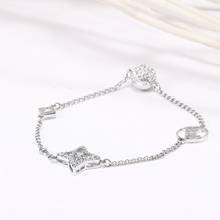 High quality Quadrangle star embedded with natural crystal element magnet Bracelet absorbs iron 2024 - buy cheap