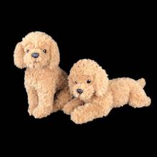 Poodle-boneca de pelúcia macia para cachorro, presente de aniversário, decoração de cama, sofá e bichinho de pelúcia, realista 2024 - compre barato