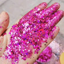 "Pó de glitter quadrado para unhas, 2024 - compre barato