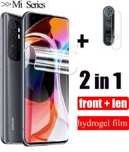 Película de hidrogel frontal 100d para xiaomi mi 10 pro ultra mi10, protetor de tela câmera para mi note 10 lite 5g, película macia 2024 - compre barato