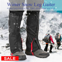 Outdoor Hiking Waterproof Gaiters Travel Leggings Tourist Leg Warmers Snow Climbing Leg Protection Sport Skiing Shoes Cover Men 2024 - buy cheap