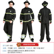 Disfraces de adultos para Halloween, hombre, bombero, rescate, escenario, actuación, Cosplay 2024 - compra barato