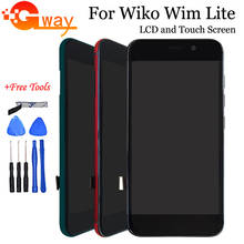 FSTGWAY 100% Tested For Wiko Wim Lite LCD + Touch Screen Digitizer Assembly with Frame Free Fast Shipping+Tools 2024 - buy cheap