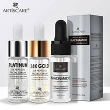 ARTISCARE Nicotinamide + Platinum + 24k Gold Six Peptides Essence 3pcs/lot Anti Wrinkles & Whitening Serum for Face Care Cream 2024 - buy cheap