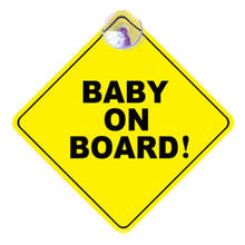 Adesivo de segurança estampado com ventosa, adesivo de bebê para veículo na janela do carro, acessórios de carro, decalque autoadesivo 2024 - compre barato