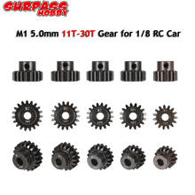 M1 5mm 30T 29T 28T 27T 26T 25T 24T 23T 22T 21T 20T 19T 18T 17T 16T 15T 14T 13, 2 uds. Engranaje de Motor de piñón T 12T 11T para coche RC 1/8 2024 - compra barato