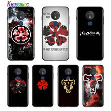 Logotipo de trébol negro de Anime para Motorola E7 Edge G Stylus 5G G8 G9 Play Power Lite One Huper Marco Fusion Plus, funda de teléfono 2024 - compra barato