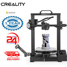 CREALITY-Impresora 3D CR-6 SE, máquina de impresión con placa base silenciosa de 32 bits, autonivelante, doble eje Z, Drucker 2024 - compra barato