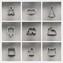 20pcs Cookie Cutter Mold Made of Aluminum Alloy DIY Baking Cute Shape Cake Decorating Tools(random styles) 2024 - buy cheap