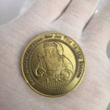 Moneda forrada en bronce de Feliz Navidad, regalo de Navidad, 2020 2024 - compra barato