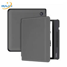 Magnetic Smart Stand Case for All-New Kobo Libra H2O e-Books PU Leather+PC Hard Shell Cover for kobo N873 7 inch E-Reader+Stylus 2024 - buy cheap