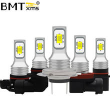 Bmtxms-lâmpada led canbus de neblina h27w/2 p13w, psx24w/psx26w, led h1 h7 h3 h8 h11 h8 5202 h16 hb4 hb3 9005 9006, 2 unidades 2024 - compre barato