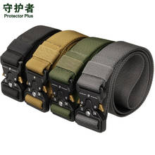 Protector Plus Mens Tactical Belt Military Nylon Belt Outdoor multifunctional Training Belt High Quality Strap accessories 2024 - buy cheap
