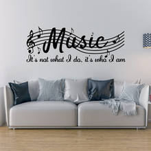 Pegatina de música de dibujos animados, papel tapiz de vinilo impermeable, decoración del hogar para habitaciones de niños, MURAL de Arte de pared, envío directo 2024 - compra barato