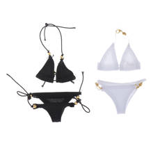 2 pces 1/6 escala figura feminina boneca vestuário kit, biquíni roupa de banho para 12'' 2024 - compre barato