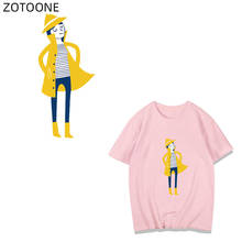 ZOTOONE термотрансферные нашивки для девочек для одежды футболка аппликация на одежду утюжок нашивка для детей глажка Виниловые стикеры G 2024 - купить недорого