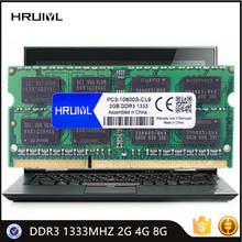 HRUIYL Original Memory DDR3 1333MHZ 2GB 4GB 8GB 1.5V 204 Pin Notebook Memory RAM SO-DIMM Module SDRAM Memoria Laptop New 2024 - buy cheap