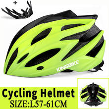 KINGBIKE Bicycle Helmet Integrally Molded Cycling Helmet Back Light Matte Black Red MTB Road Bike Helmet Mountain Safety Helmet 2024 - buy cheap
