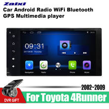 ZaiXi-Radio multimedia con GPS para coche, Radio estéreo con mapa de audio y vídeo, Android, 2 din, para Toyota 4runner SW4 Hilux Surf 2002 ~ 2009 2024 - compra barato