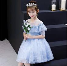 Girl Dress Kids Wedding Party Dress Children Girls Dresses Summer Evening Party Princess Costume Lace Teenage Girls Clothes 2024 - buy cheap