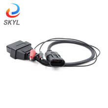 SKYL-Cable de diagnóstico automático para coche, adaptador de conector de 16 pines para Fiat, herramienta de extensión ODB, 3 pines, OBD 2 2024 - compra barato