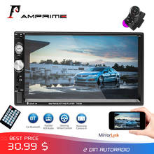AMPrime 2din Car Radio Player 7'' Autoradio MP5 Touch Screen Bluetooth Car Multimedia Player AUX/USB/SD Car Backup Monitor Audio 2024 - buy cheap