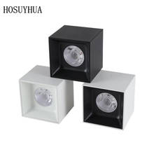 Luminária embutida de led redonda/quadrada, 15w, 20w, 30w, embutida de superfície com driver led