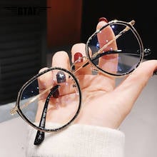 -1.0 -1.5 -2.0 -2.5 -3.0 to -6.0 Women Men Fashion Round Myopia Glasses Oversized Eyeglasses Frames Students Metal Clear Glasses 2024 - buy cheap