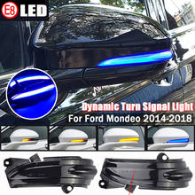 Fit for Ford Mondeo 4th Gen (International) 2014-2018 Dynamic LED Blinker Side Mirror Marker Turn Signal Light Lamp 2024 - buy cheap